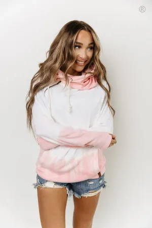 *FINAL SALE* DoubleHood Sweatshirt (To Dye For Pink)