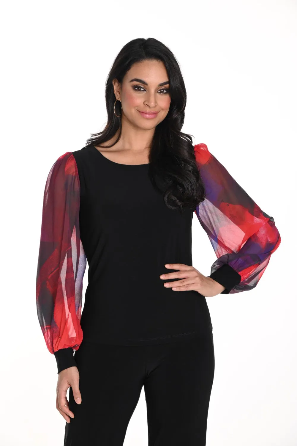 Frank Lyman Top 243244 Black/Red