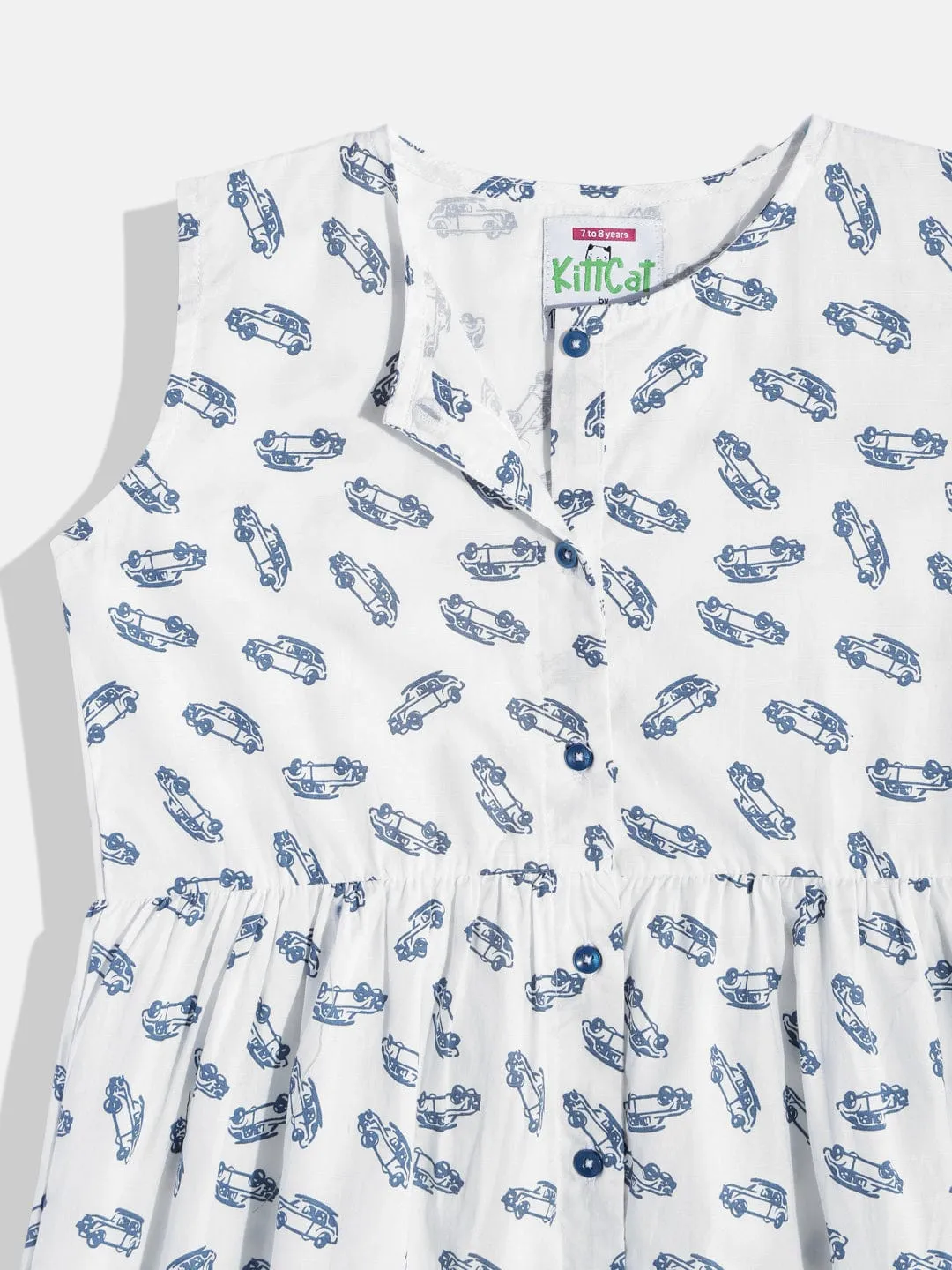 Girls Vroom Vroom Cutie Western Dress