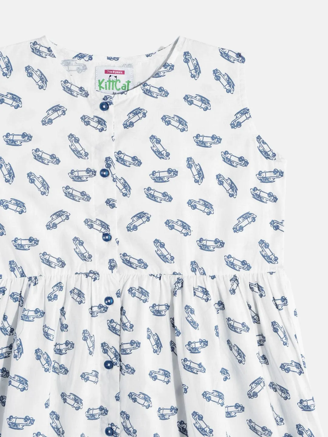 Girls Vroom Vroom Cutie Western Dress