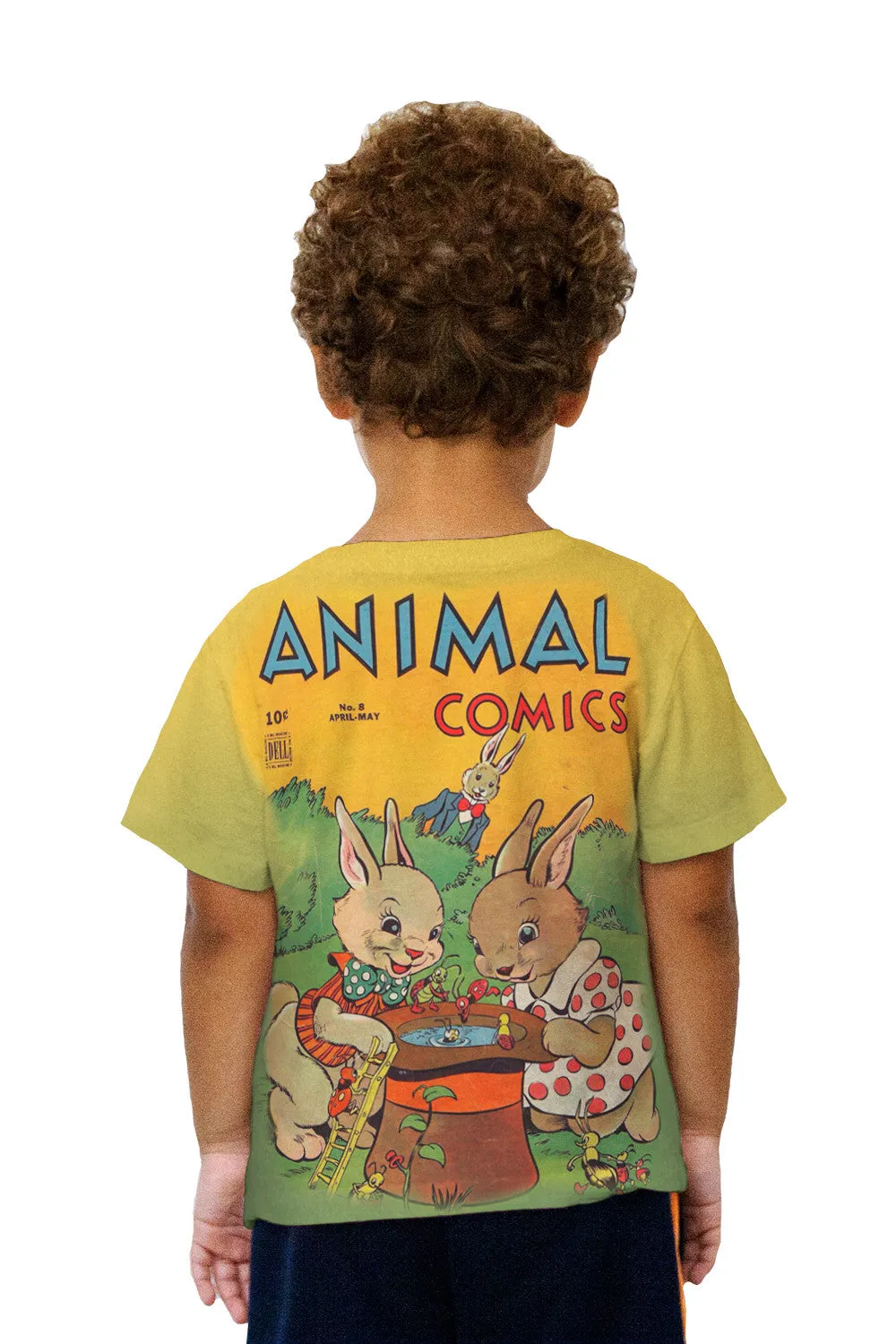 Kids Bunny Fun Comic Retro