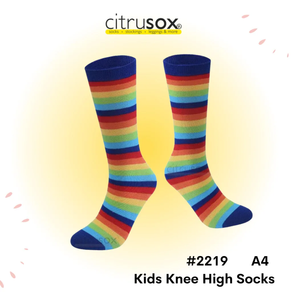 Kids Knee High Cotton Socks