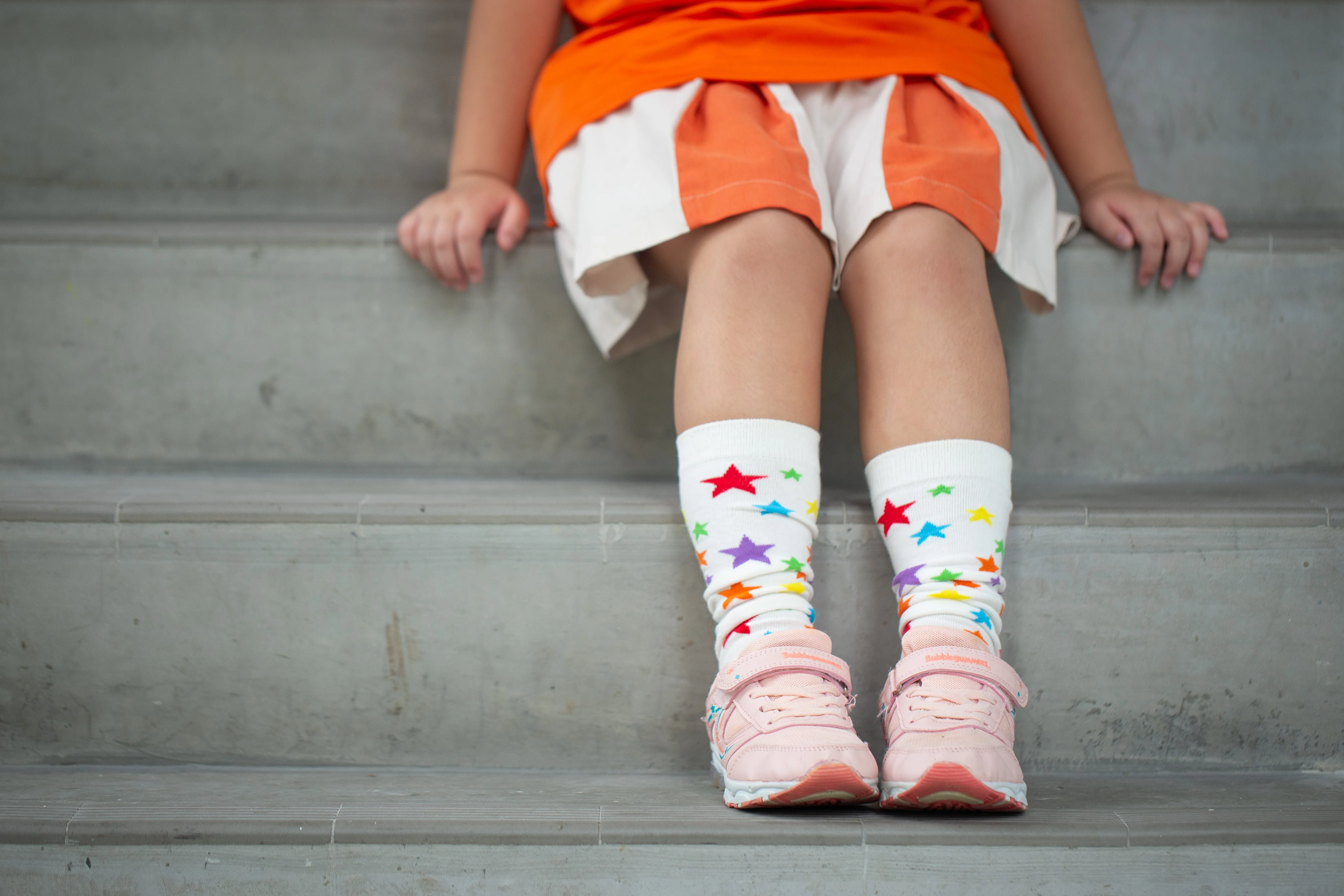 Kids Knee High Cotton Socks