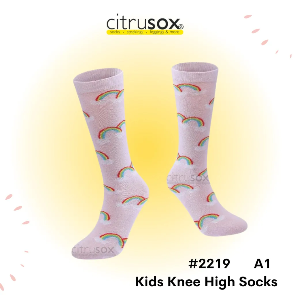 Kids Knee High Cotton Socks