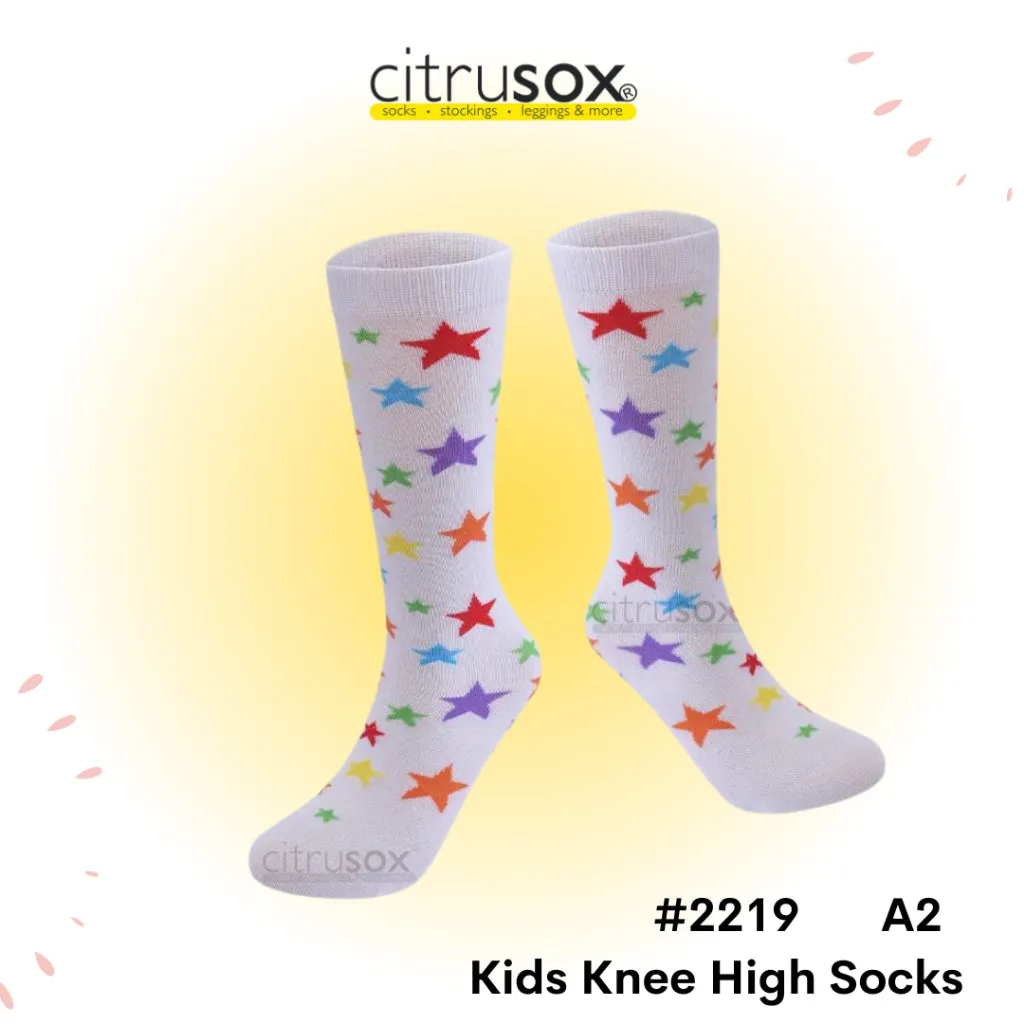 Kids Knee High Cotton Socks