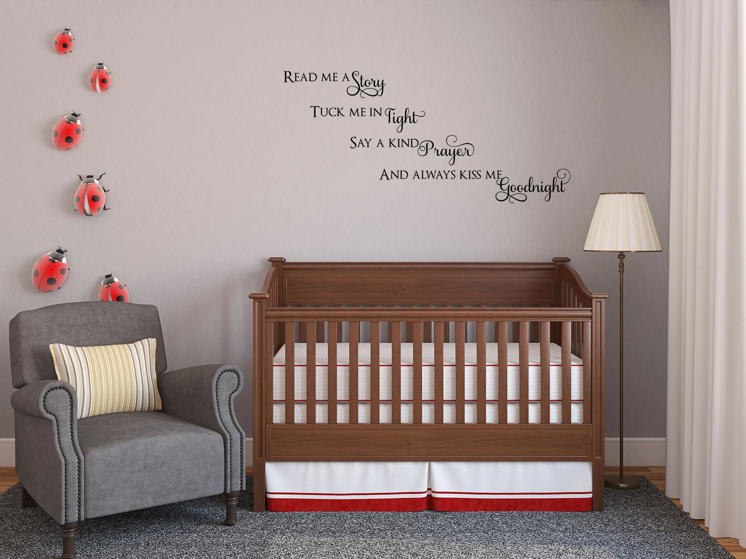 Kiss Me Goodnight Wall Decal