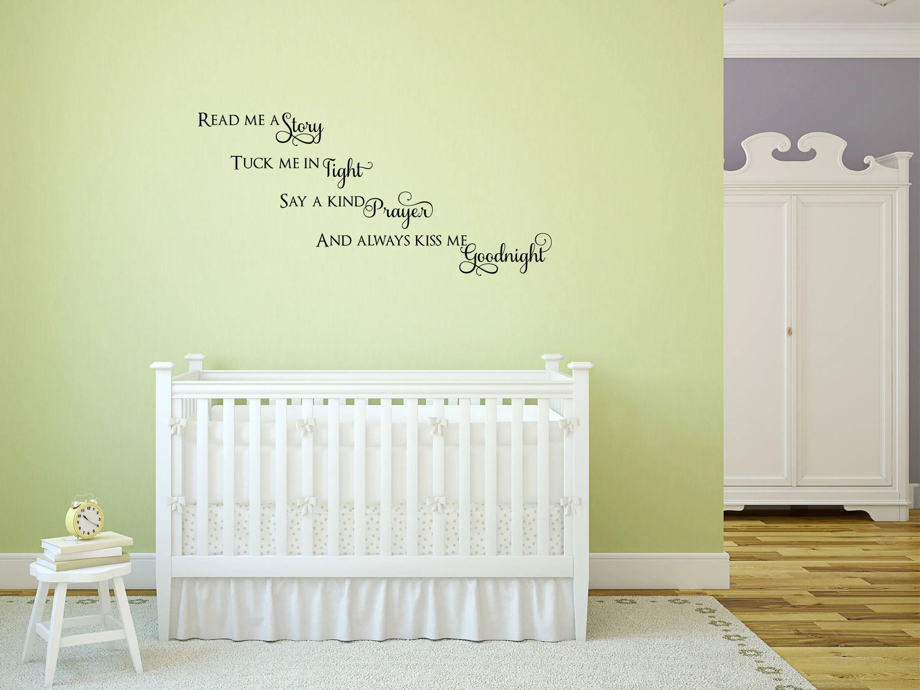Kiss Me Goodnight Wall Decal