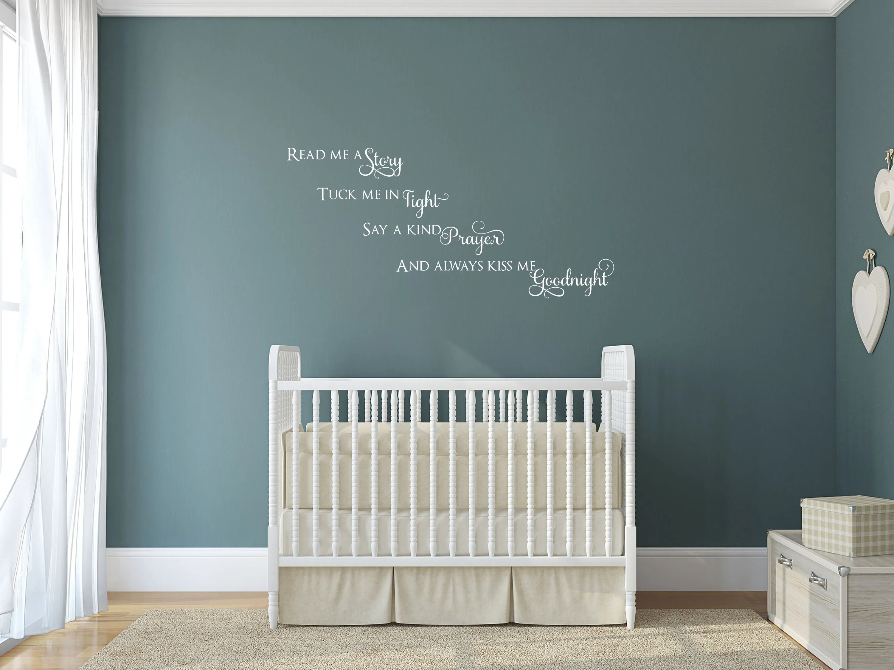 Kiss Me Goodnight Wall Decal