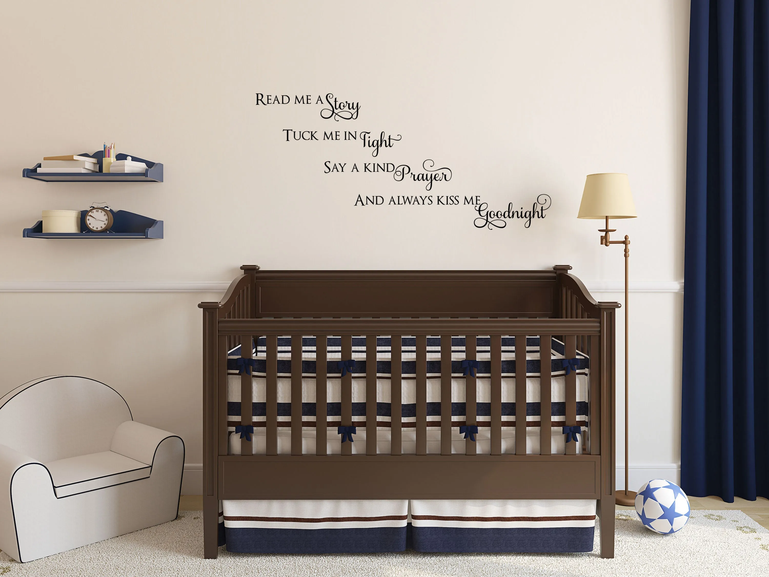 Kiss Me Goodnight Wall Decal