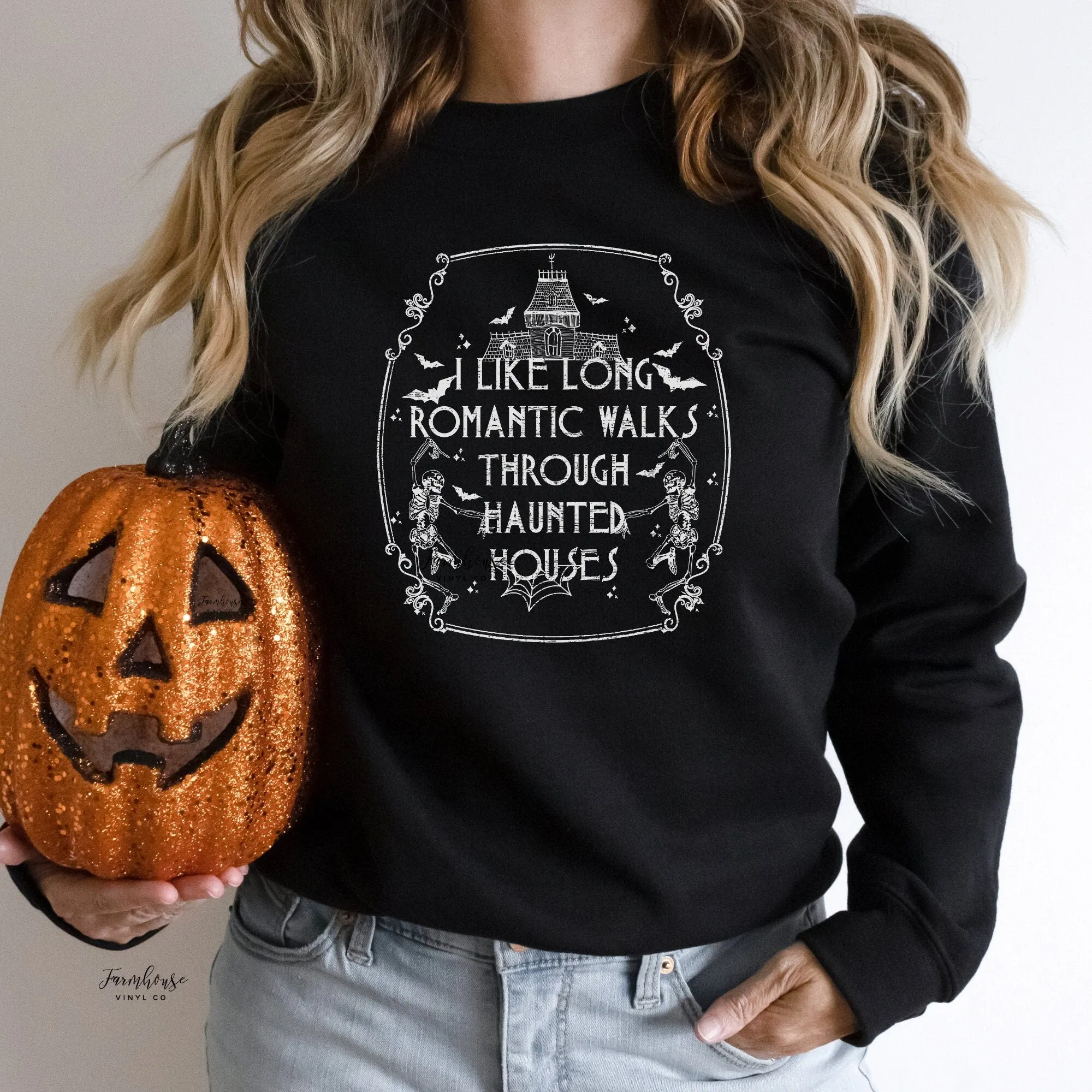 Long Romantic Walks Through Haunted Houses Shirt