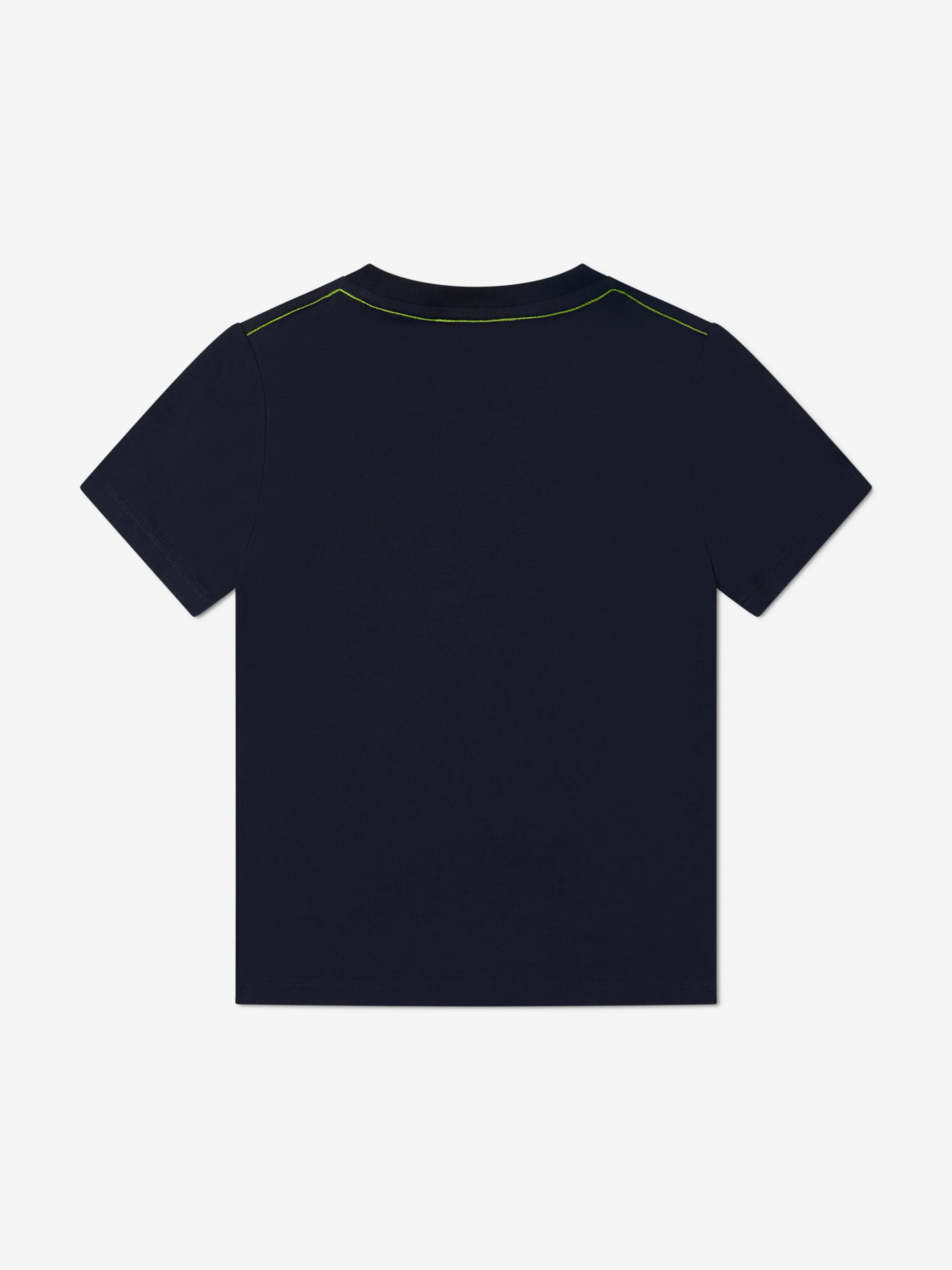 MARC JACOBS Boys Organic Cotton Logo T-Shirt in Navy