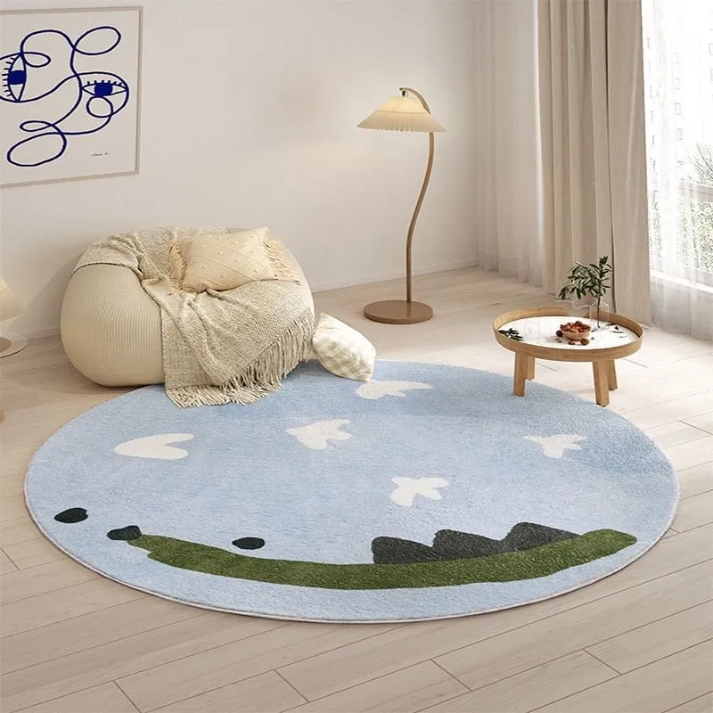 Modern Soft Round Carpet