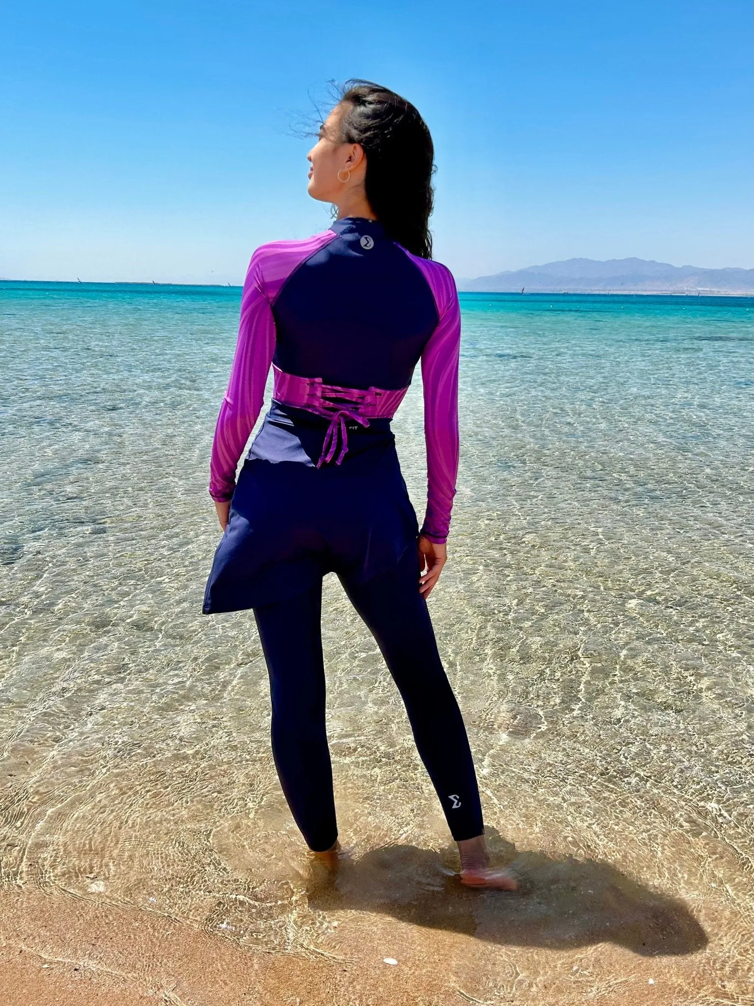 Moon Indigo Aqua Burkini Set