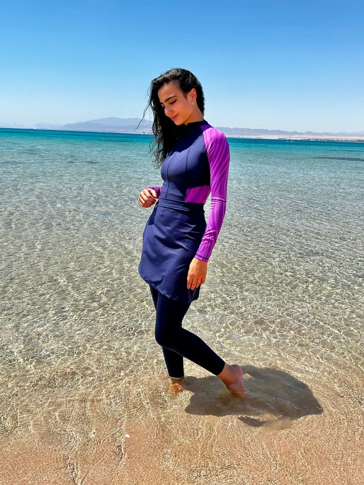 Moon Indigo Aqua Burkini Set