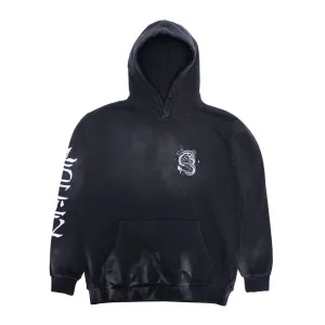 Mystic Jerm Hoodie (Black Faded Wash)