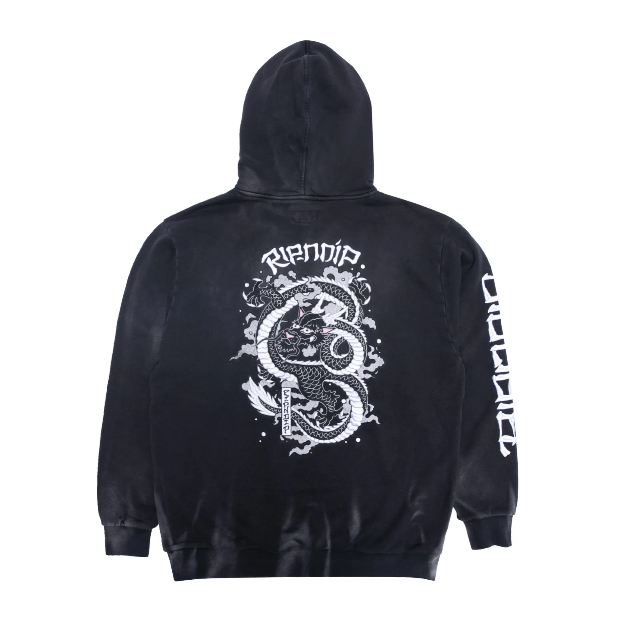Mystic Jerm Hoodie (Black Faded Wash)