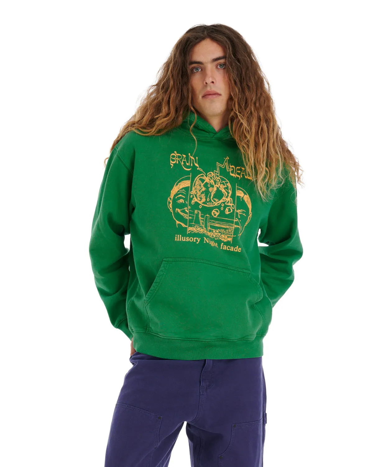 Night Facade Hoodie - Green