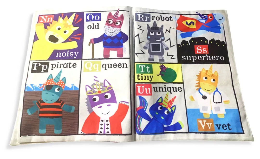 Nursery Times Crinkly Newspaper - Unicorns
