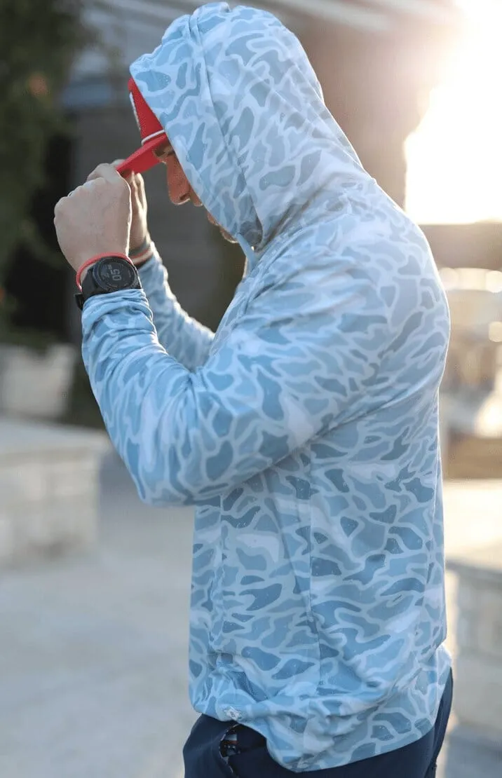 Performance Hoodie - Seaside Camo