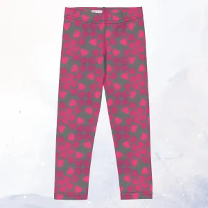Pink and Grey Kid's Leggings Play Fashion