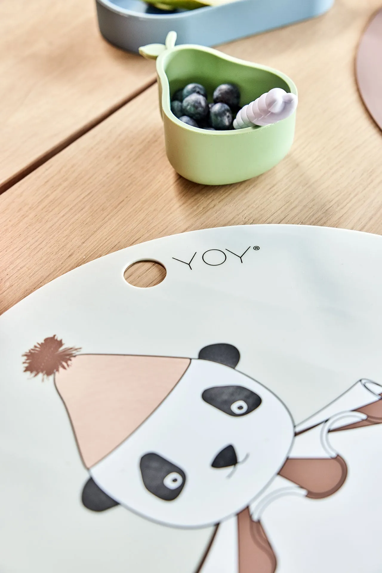 Placemat Panda Pompom