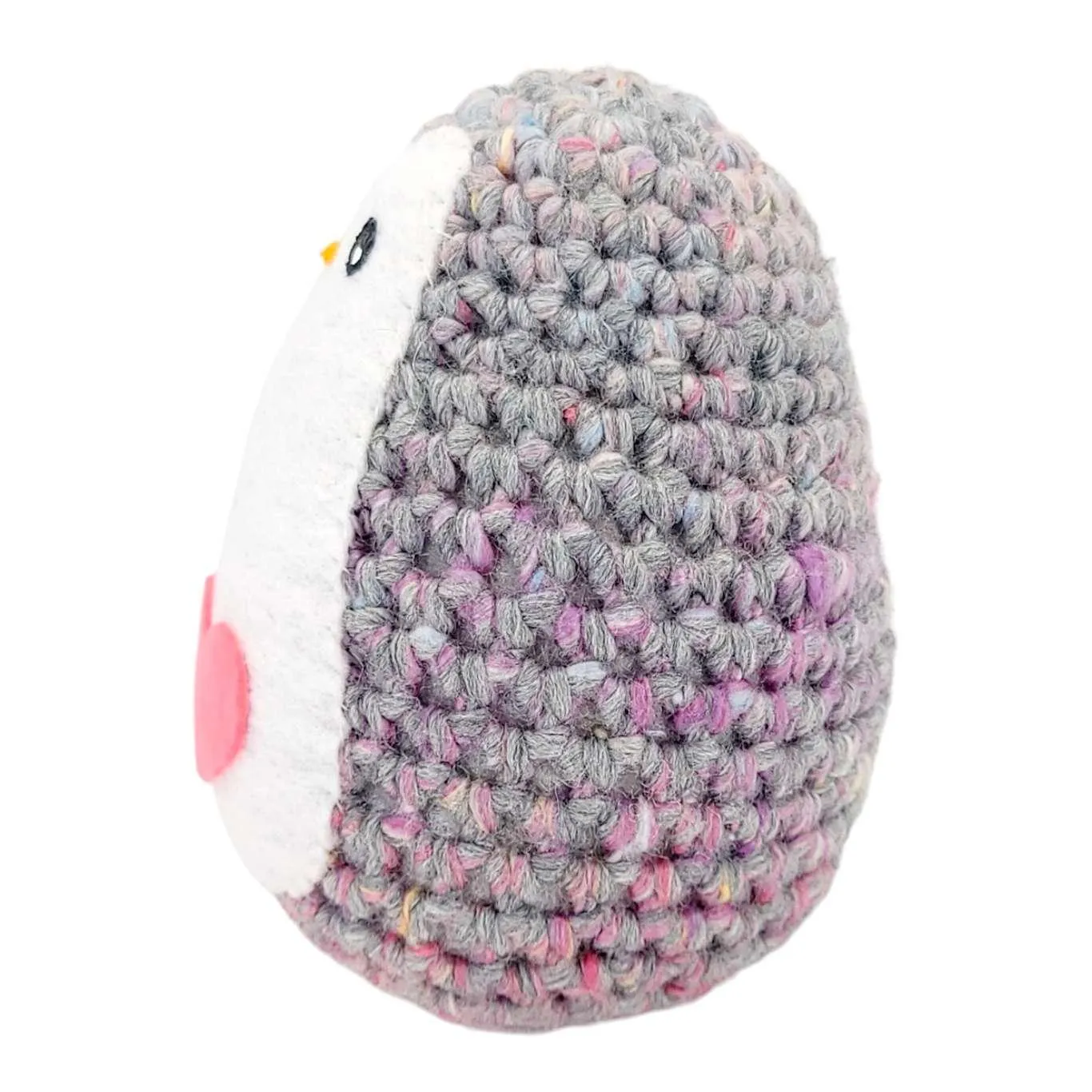 Plush Toy - Extra Large Penguin (Pink Gray with Bright Pink Heart) by Moyo Workshop