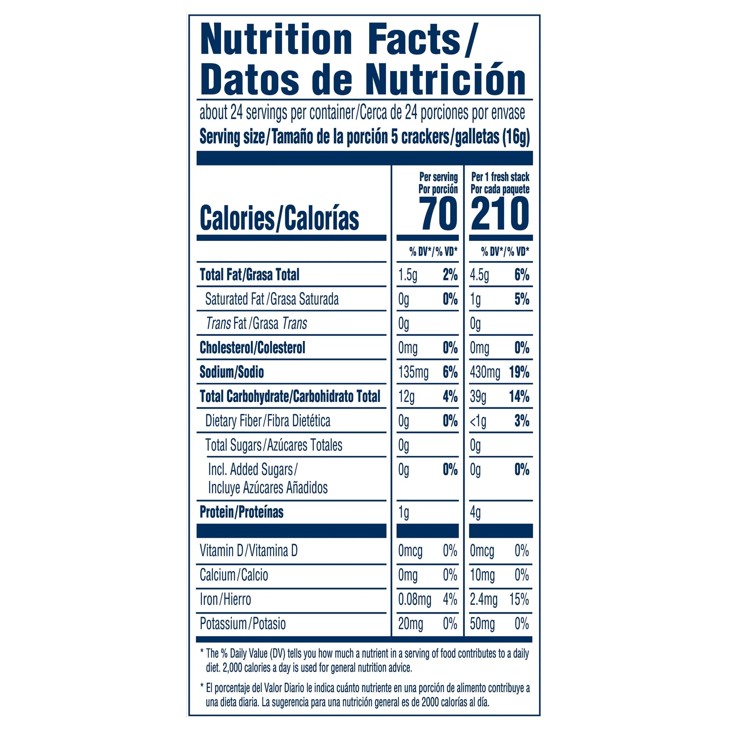 Premium Original Fresh Stacks Saltine Crackers, 13.6 oz