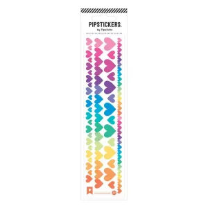 Prismatic Hearts Wrap Around Sticker Sheet