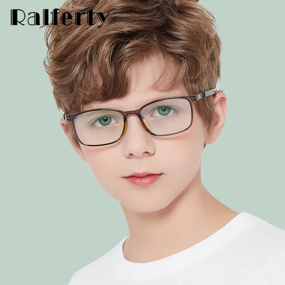 Ralferty Kids' Eyeglasses Flexible Tr90 D5109