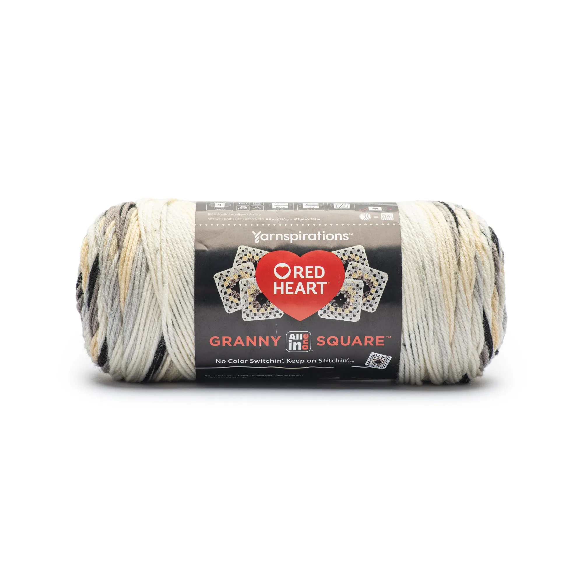 Red Heart All In One Granny Square Yarn (250g/8.8oz)