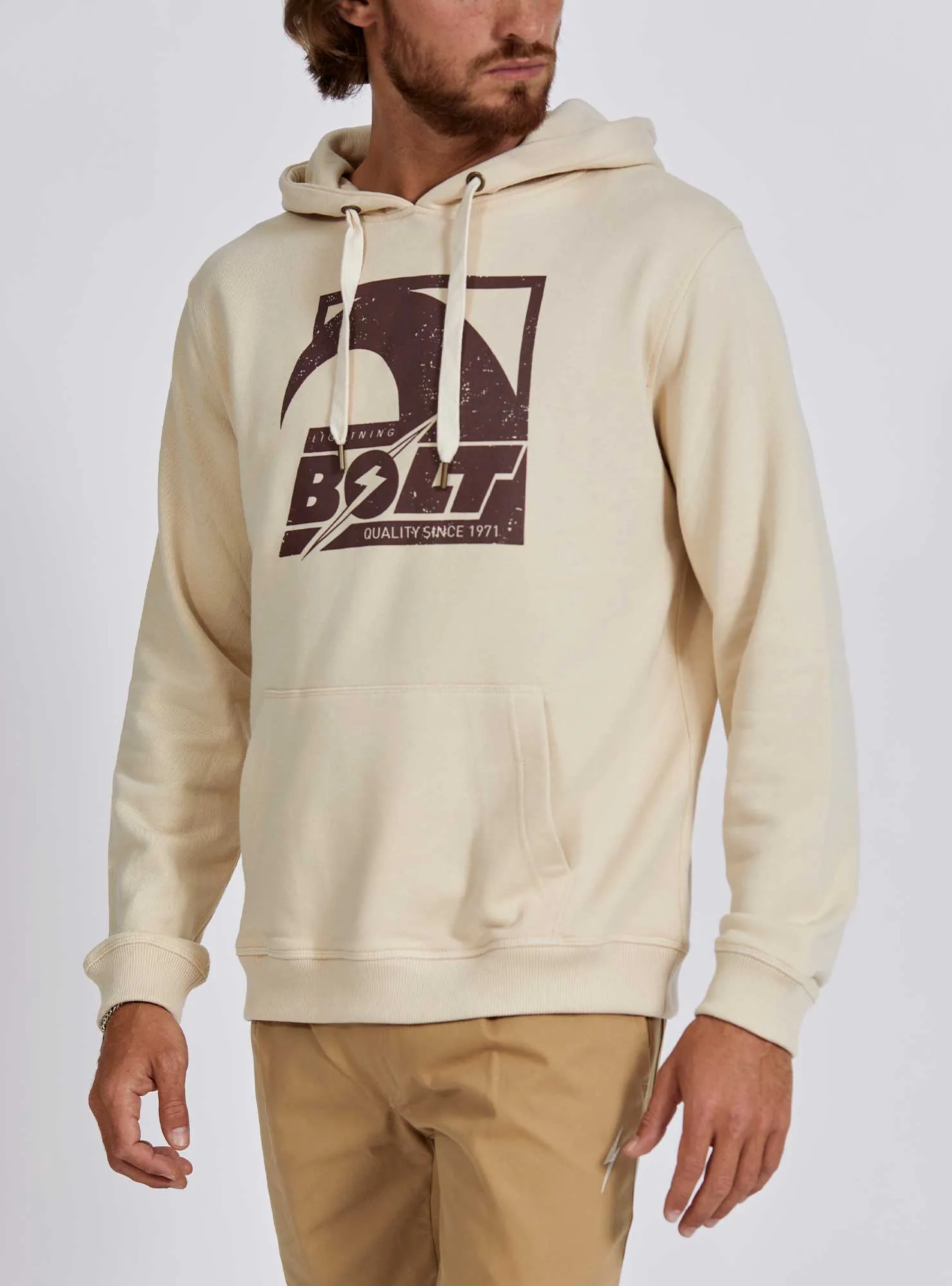 REGULAR HOODIE WITH FRONT PRINT