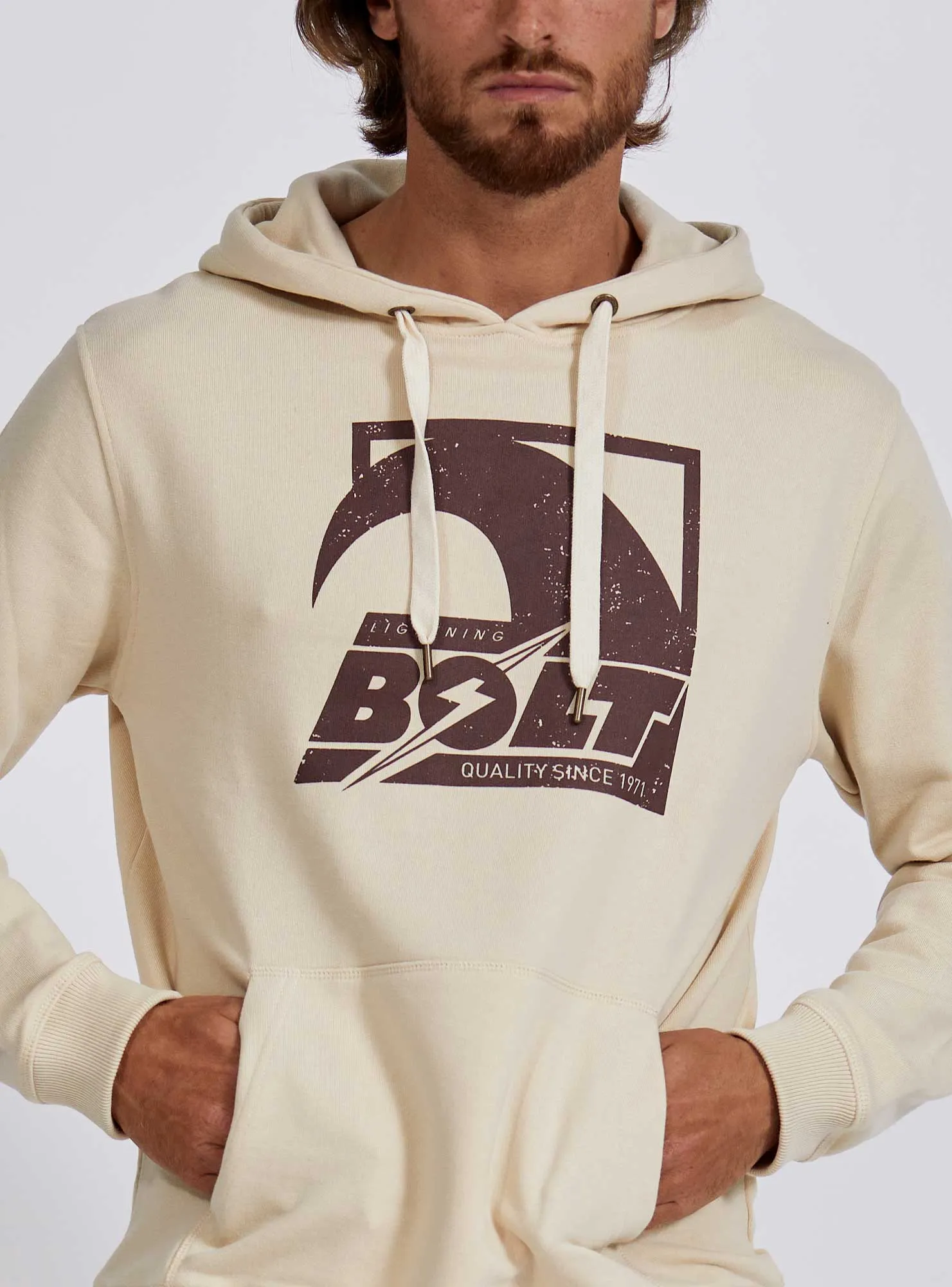 REGULAR HOODIE WITH FRONT PRINT