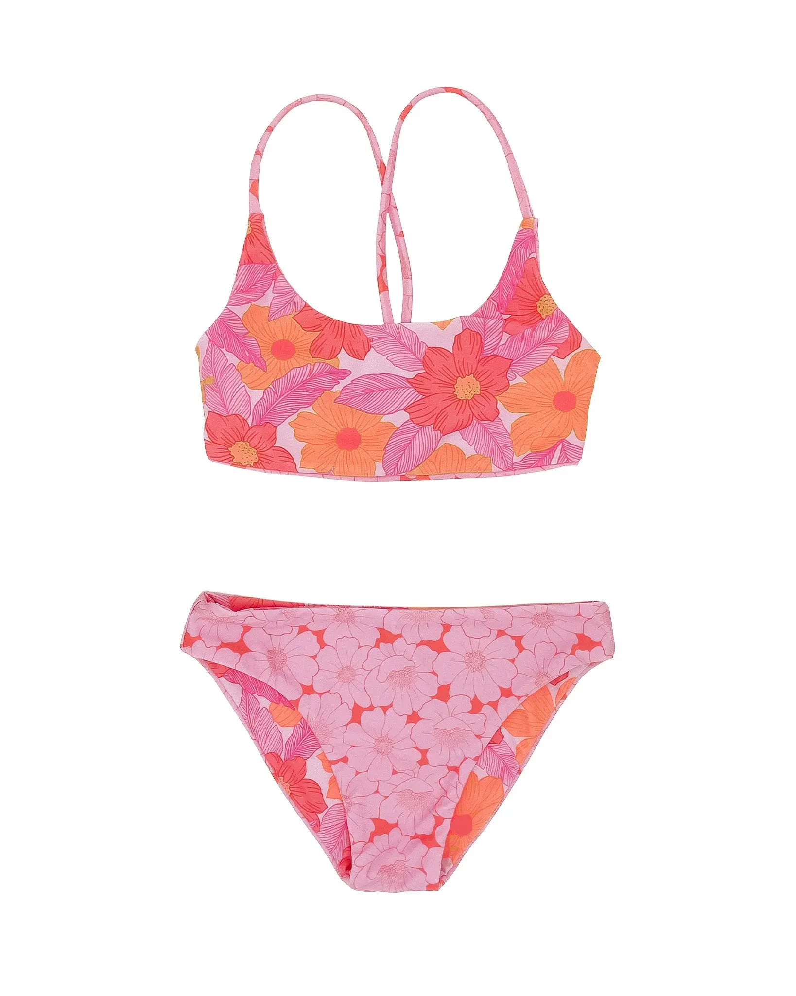 REVERSIBLE 4 Way Waverly Bikini in Swept Away Floral