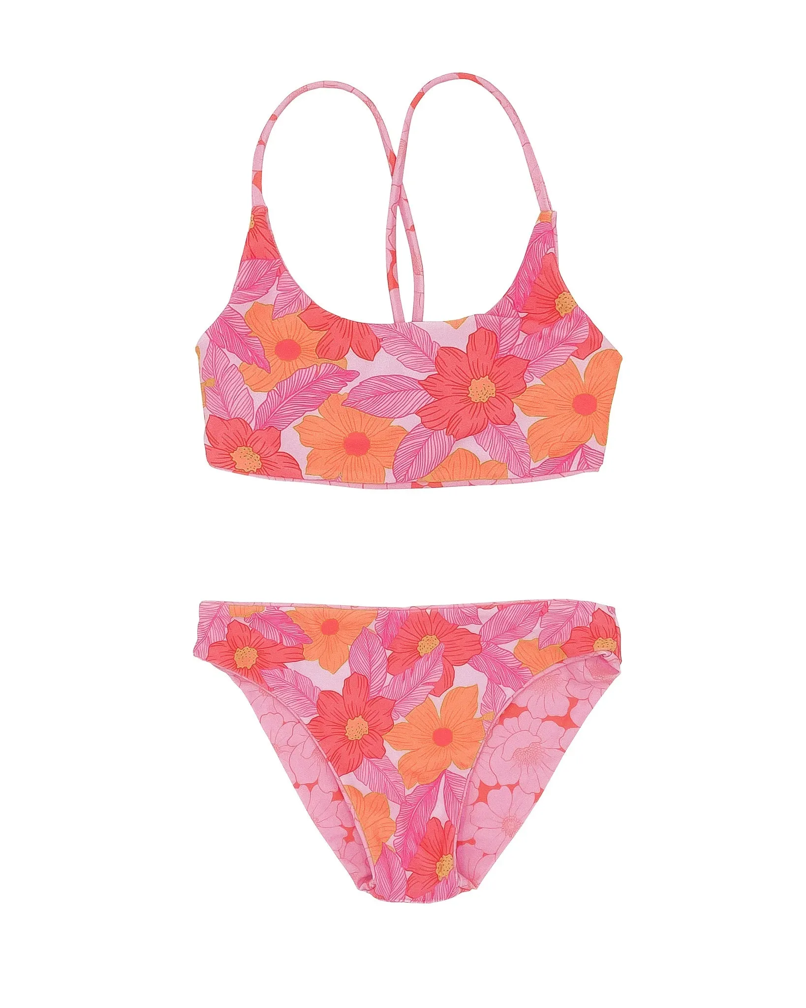 REVERSIBLE 4 Way Waverly Bikini in Swept Away Floral