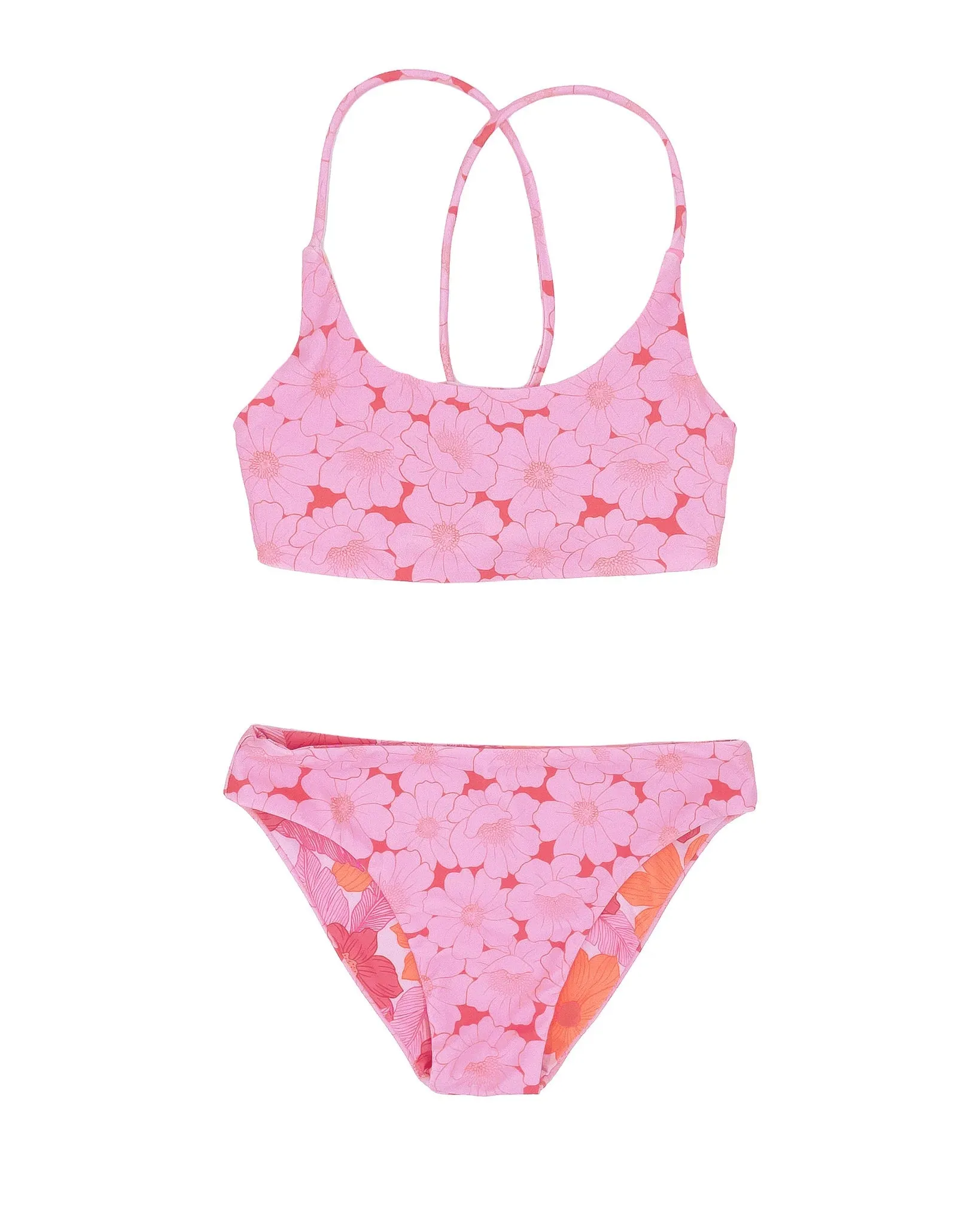 REVERSIBLE 4 Way Waverly Bikini in Swept Away Floral