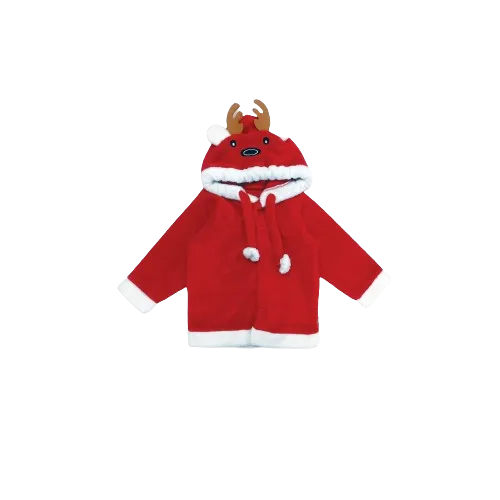 Santa Clause Hoodie for Kids (Red)
