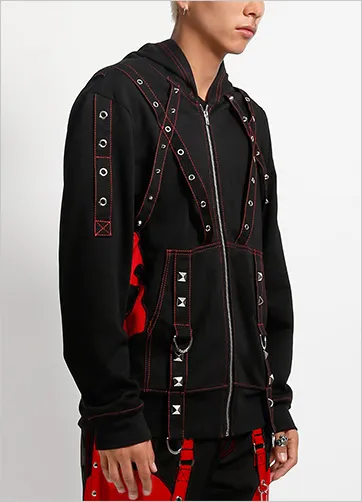 SCARE HOODY RED