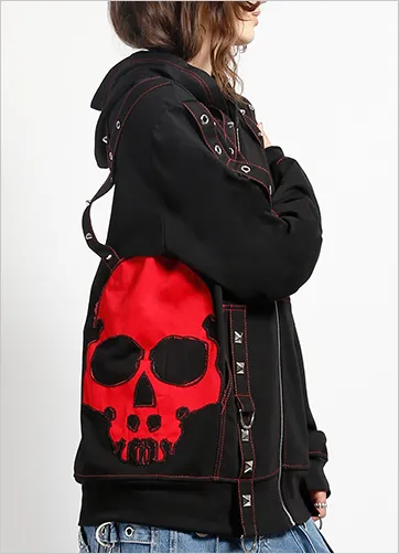 SCARE HOODY RED