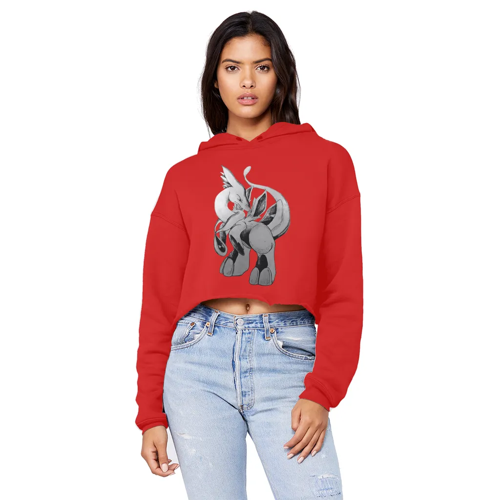 Shimeru Unisex Cropped Raw Edge Boyfriend Hoodie