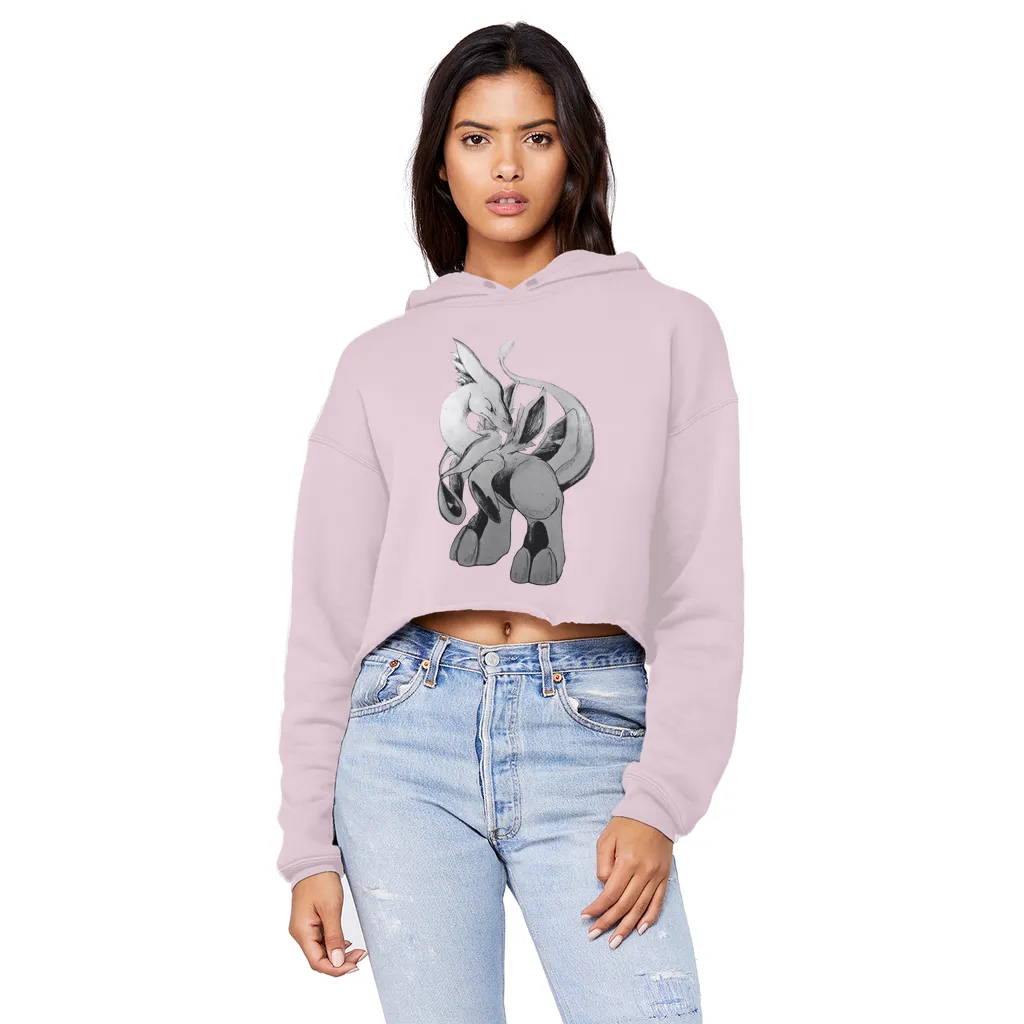 Shimeru Unisex Cropped Raw Edge Boyfriend Hoodie