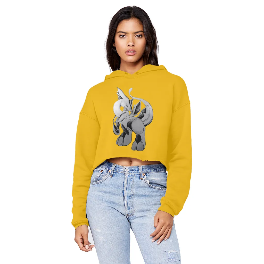 Shimeru Unisex Cropped Raw Edge Boyfriend Hoodie