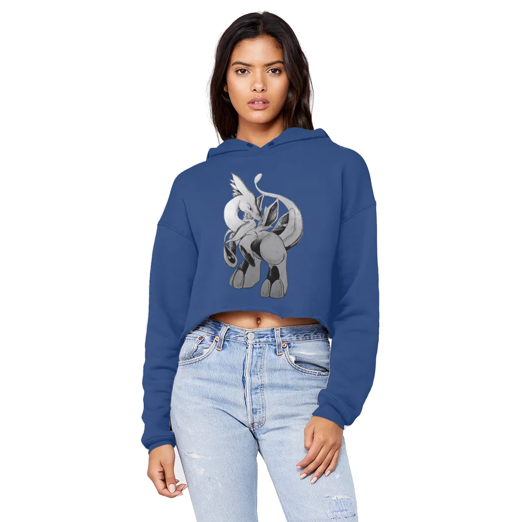 Shimeru Unisex Cropped Raw Edge Boyfriend Hoodie