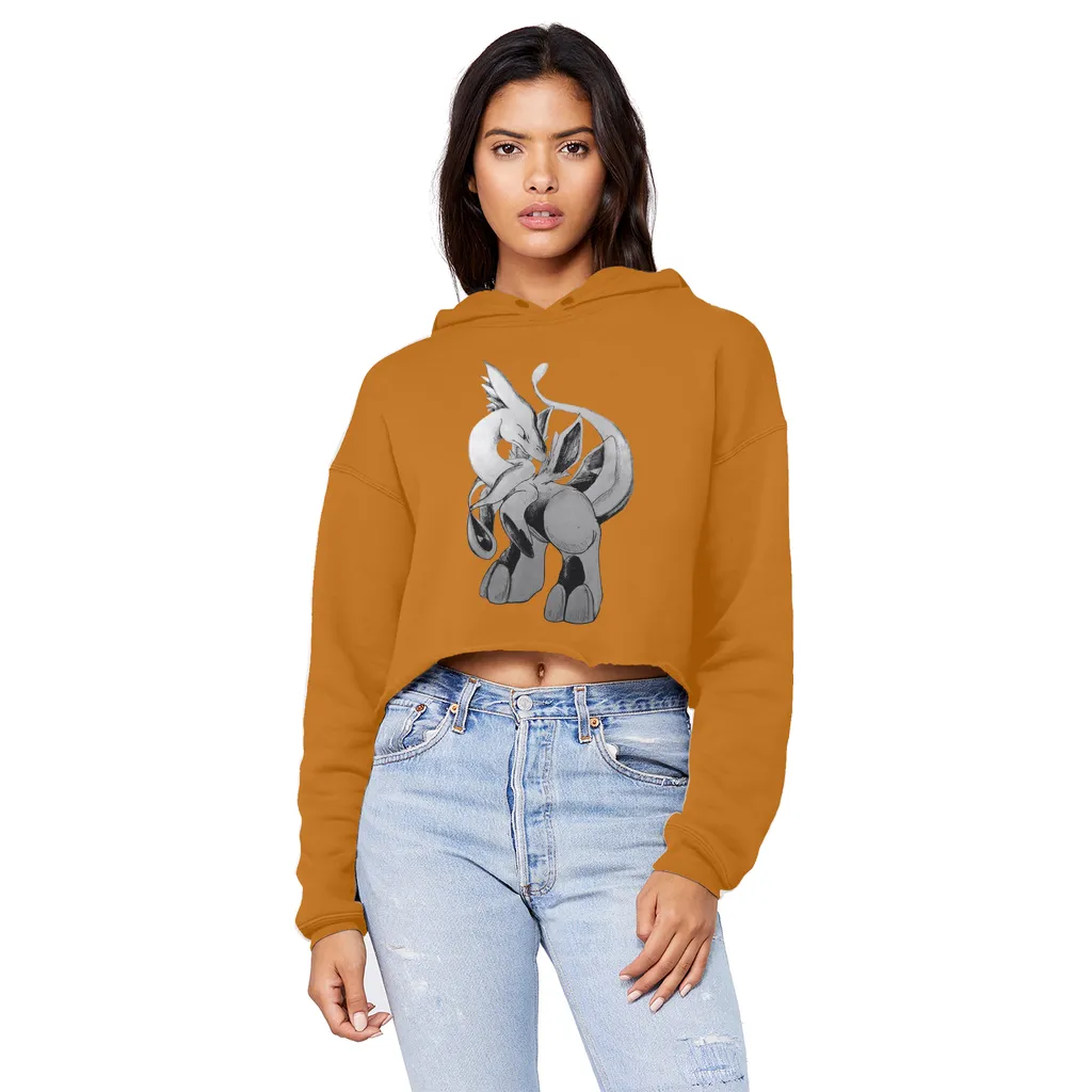 Shimeru Unisex Cropped Raw Edge Boyfriend Hoodie