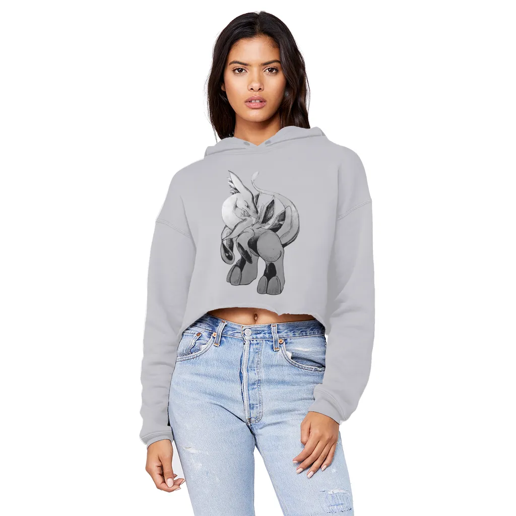 Shimeru Unisex Cropped Raw Edge Boyfriend Hoodie