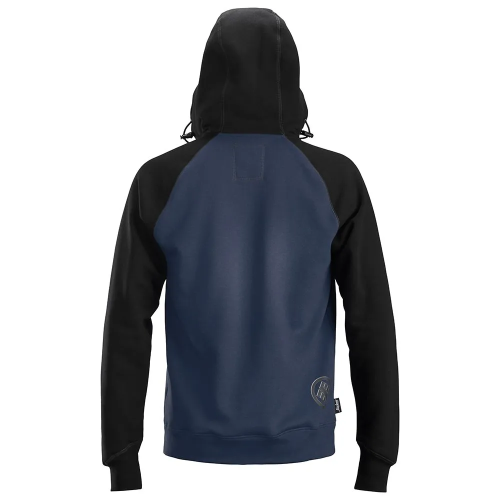 Snickers&#x20;2888&#x20;AllroundWork,&#x20;Logo&#x20;Full&#x20;Zip&#x20;Hoodie&#x20;-&#x20;Navy