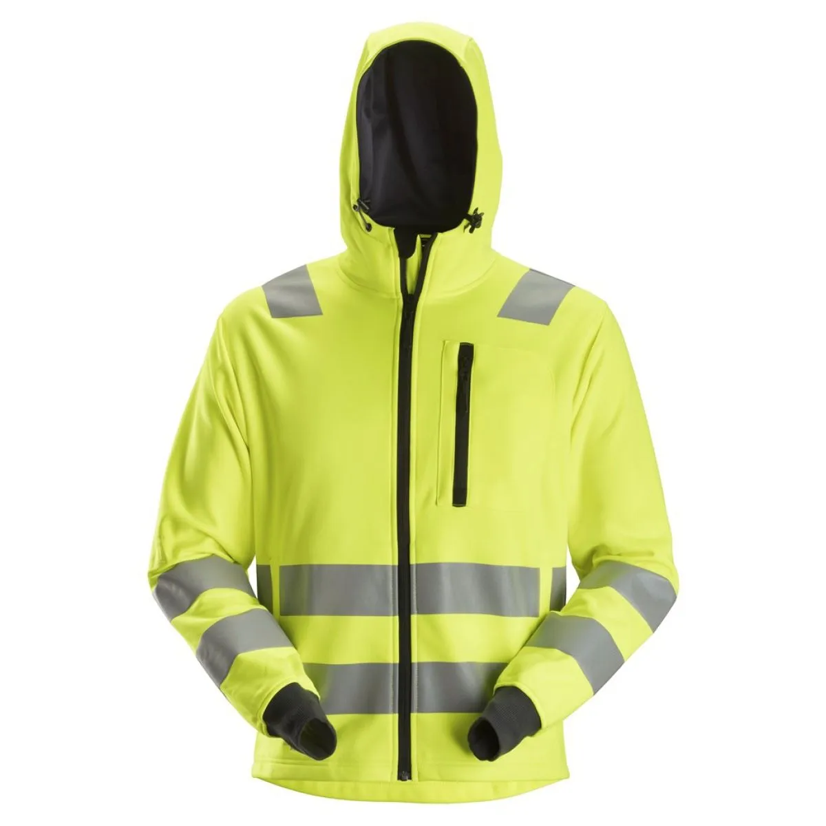 Snickers&#x20;8039&#x20;AllroundWork,&#x20;High-Vis&#x20;Hoodie&#x20;Zipper,&#x20;Class&#x20;2&#x2F;3&#x20;-&#x20;High&#x20;Vis&#x20;Yellow
