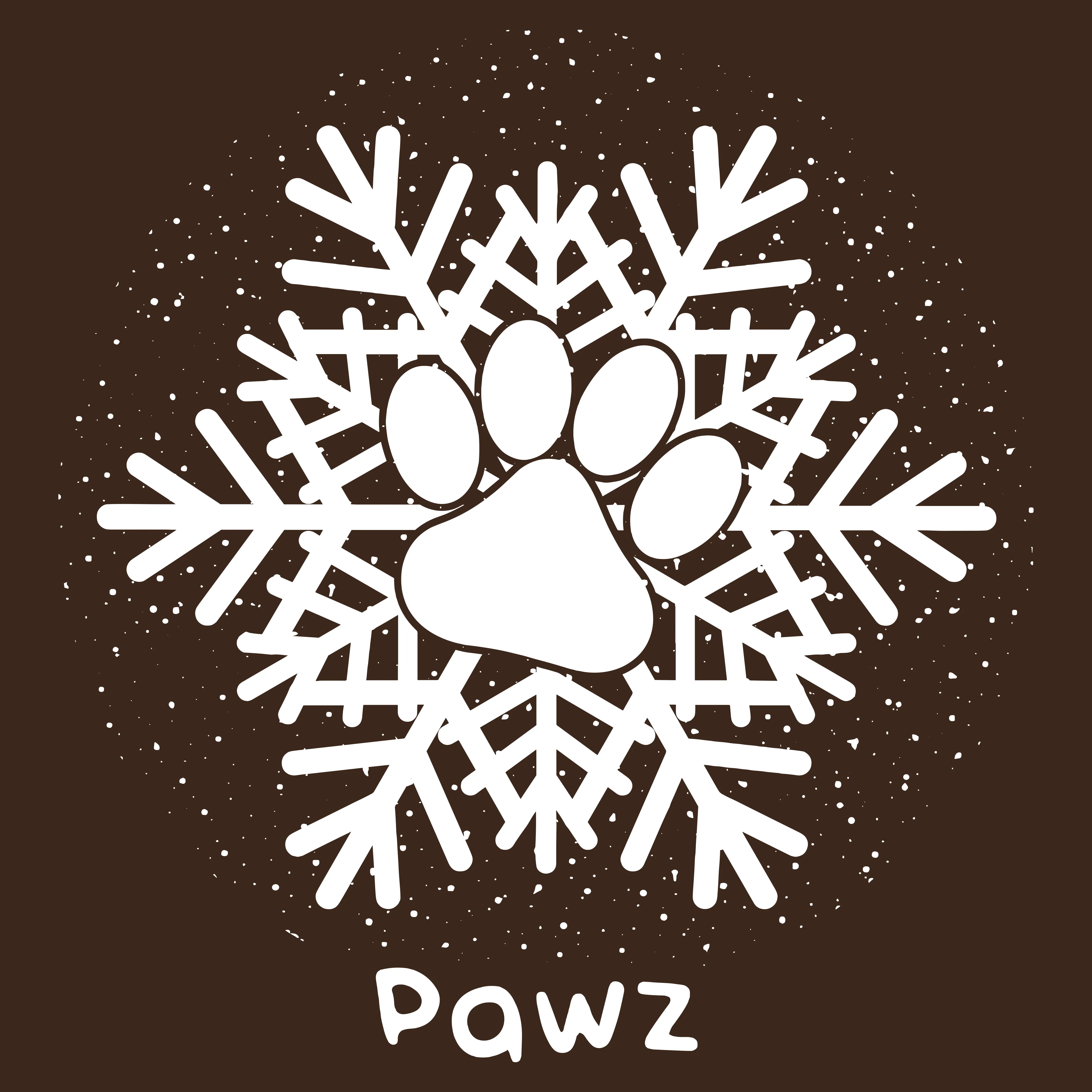Snowflake - Front Print (Adult Hoodie)