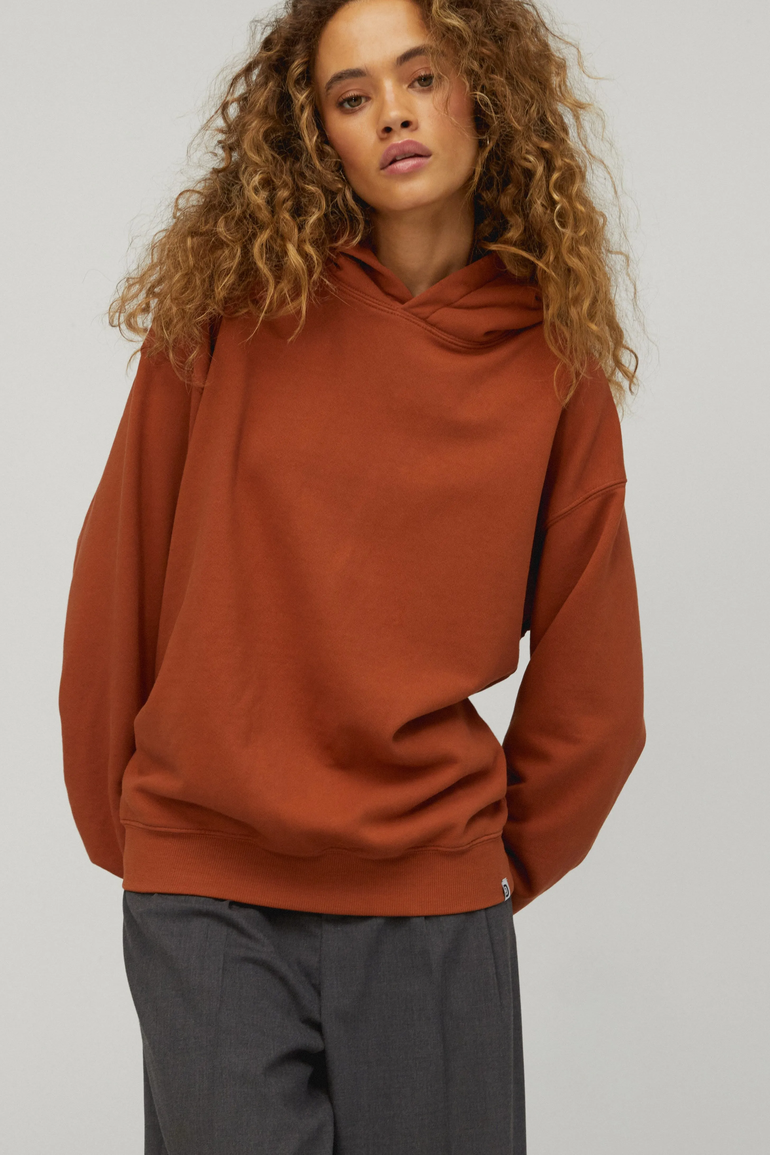 Solid Boyfriend Hoodie