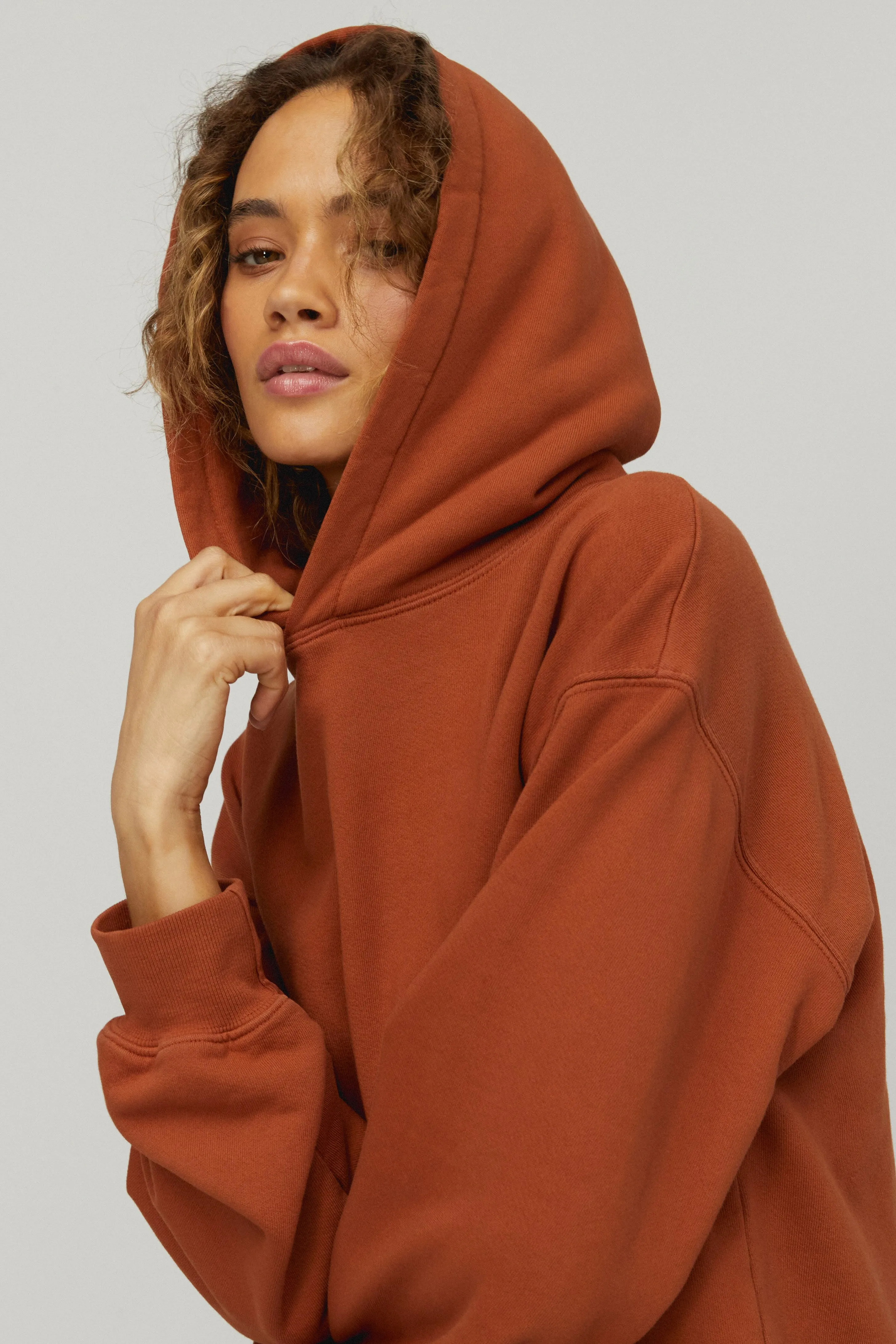 Solid Boyfriend Hoodie