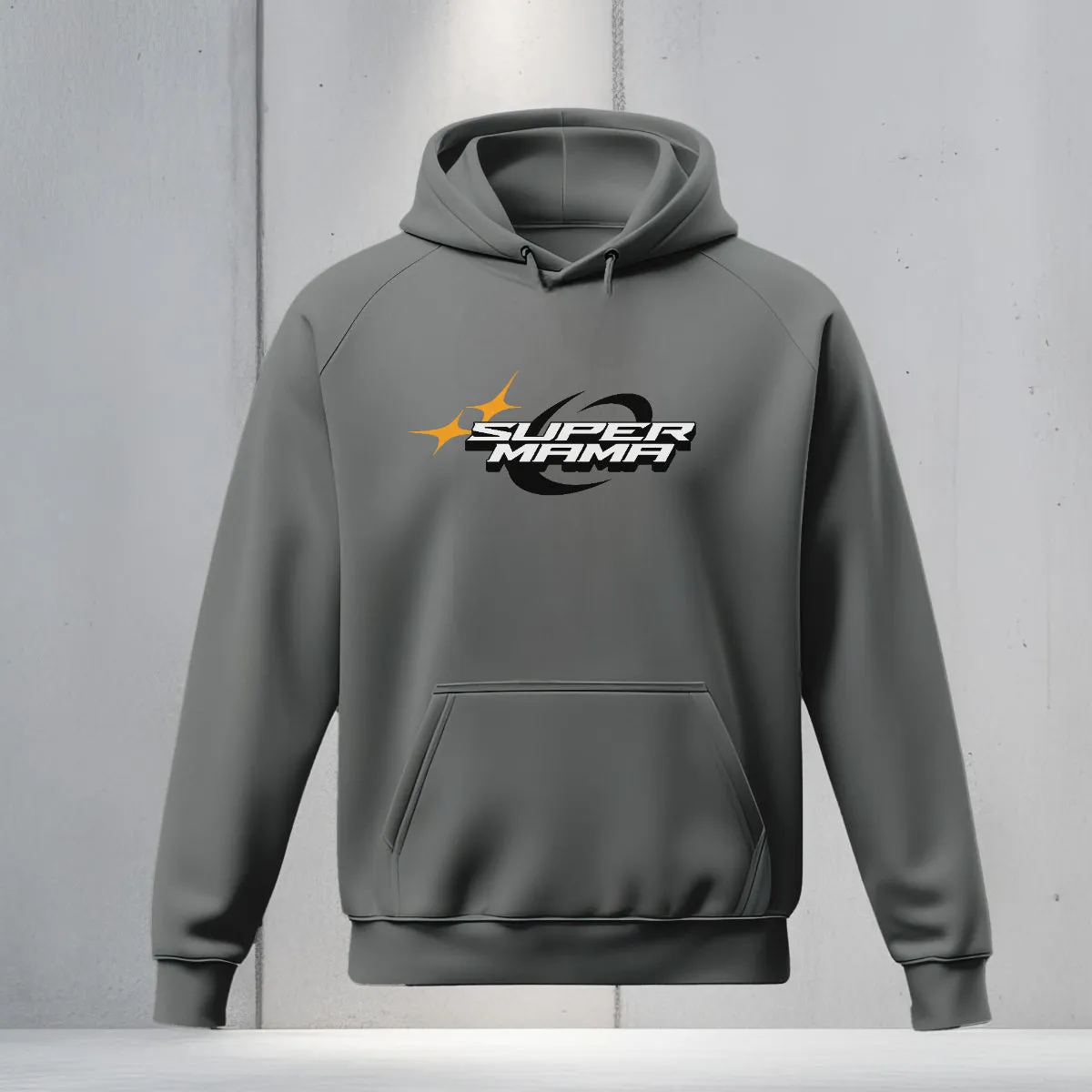 Super Mama Hoodie | Y2K Themed Graphic Hoodie for Moms